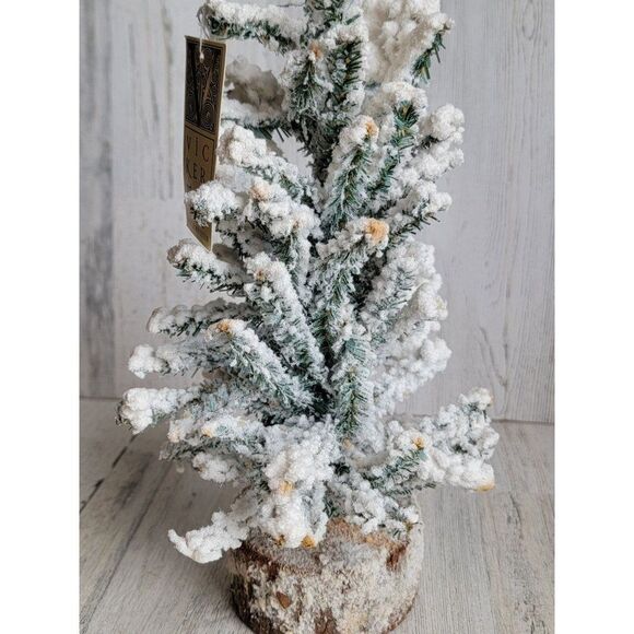 Vickerman snow pine christmas tree home decor - Picture 5 of 12